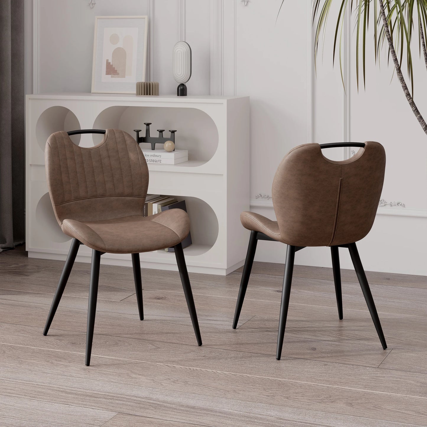 Dining Chair Set of 2 Upholstered