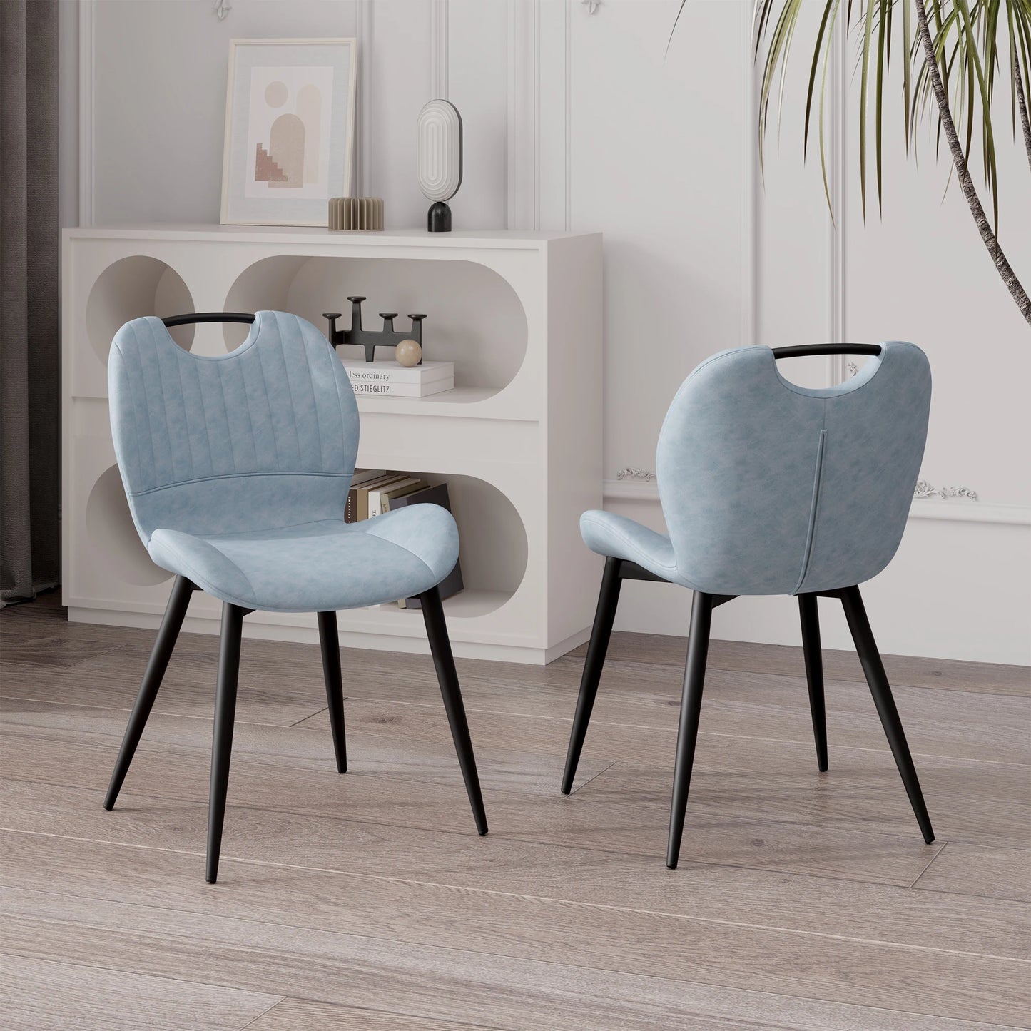 Dining Chair Set of 2 Upholstered