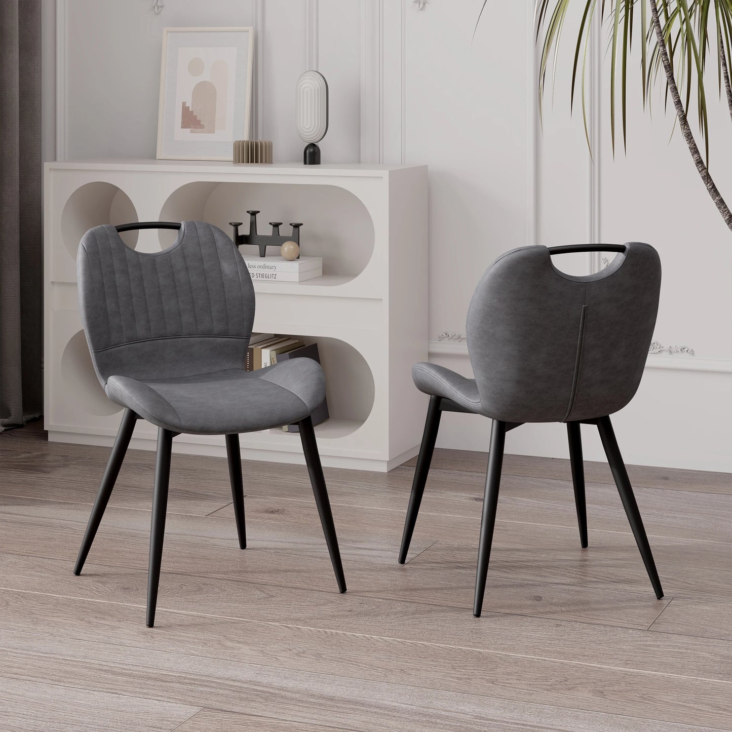 Dining Chair Set of 2 Upholstered