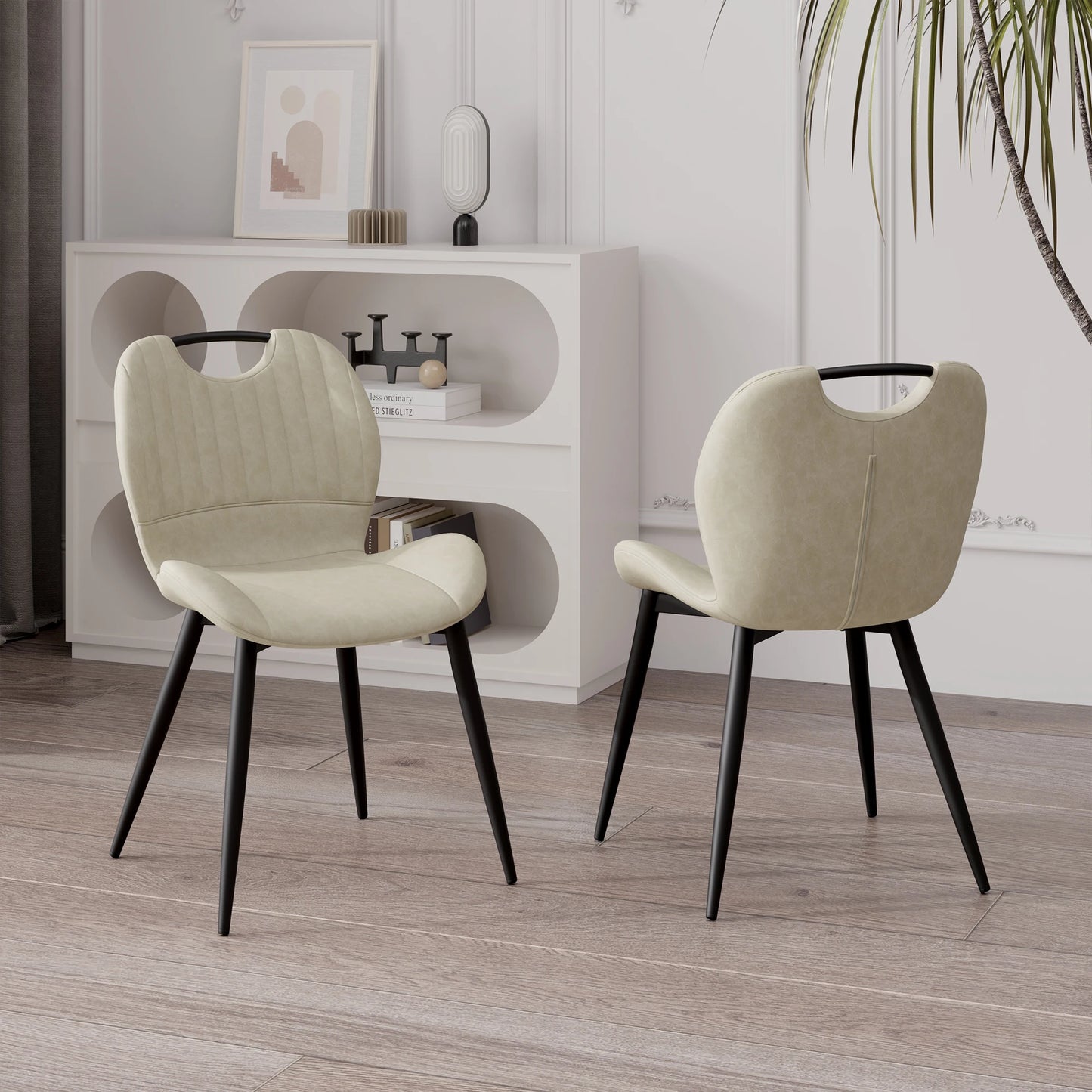 Dining Chair Set of 2 Upholstered