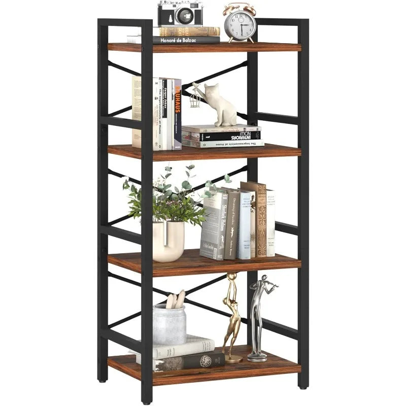 4 Tier Bookshelf - Small Bookcase