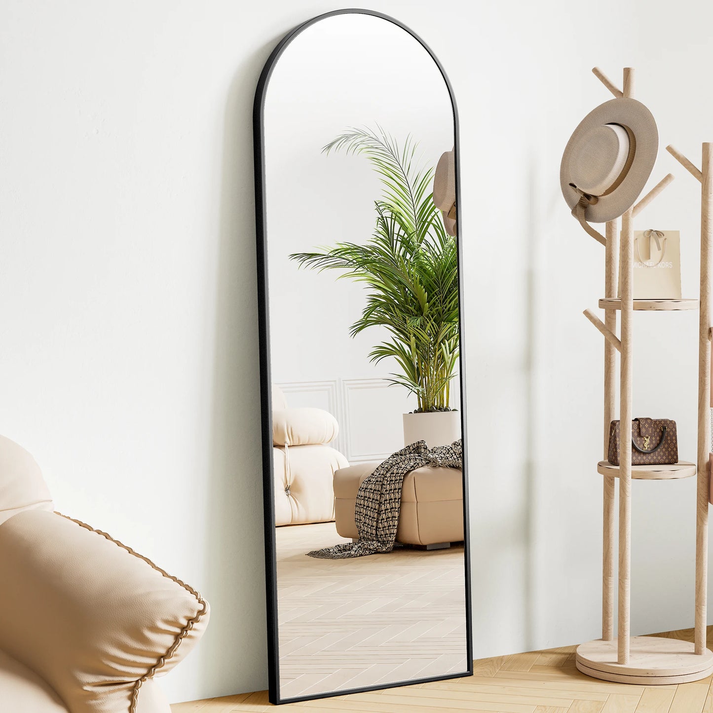 Full Body Wall Mirror Standing Hanging or Leaning