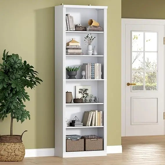 Bookshelf - 6-Tier Floor Standing Bookcase