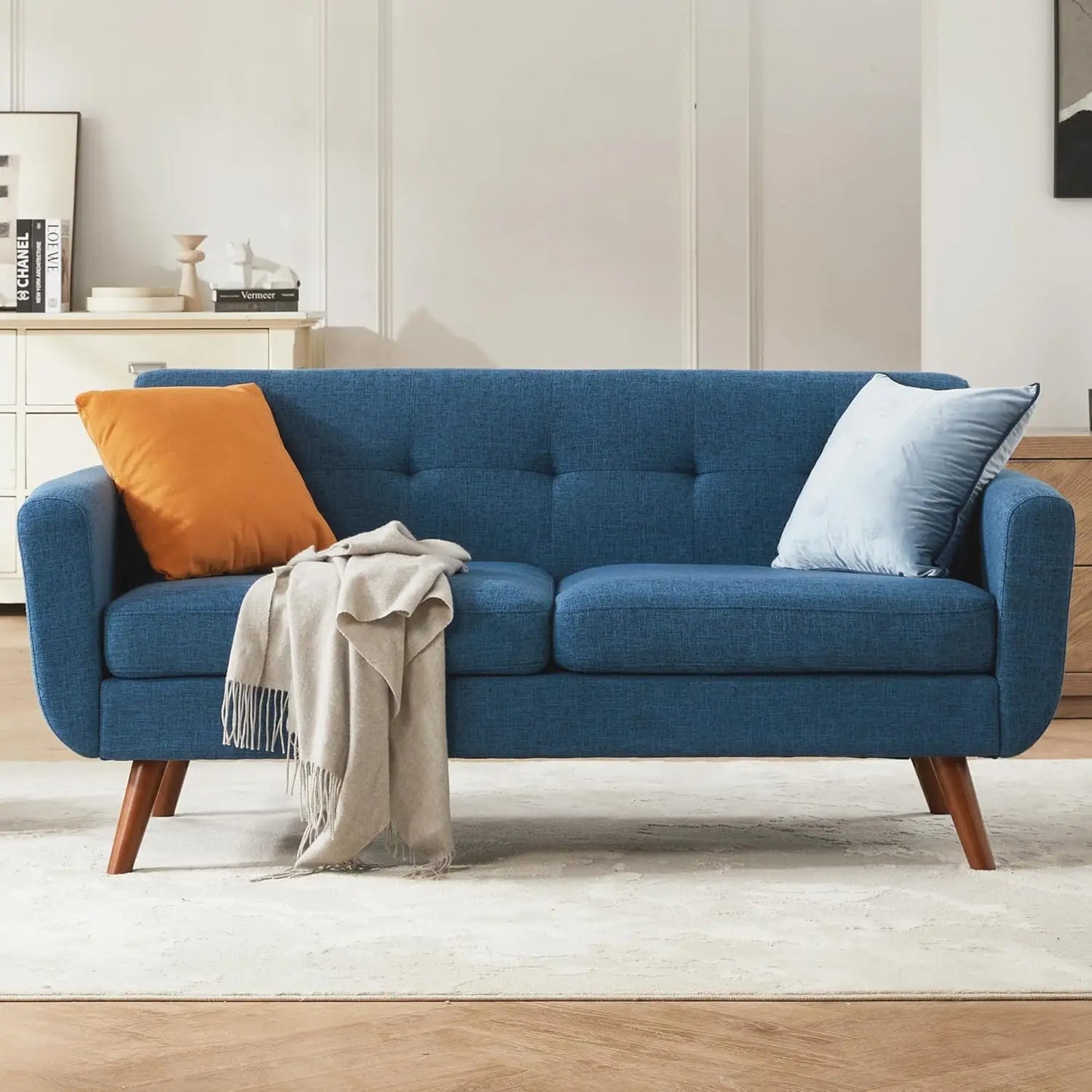Loveseat Sofa, Small Couch for Bedroom