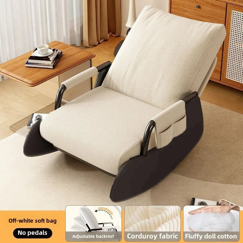 Reclining chair lunch break folding