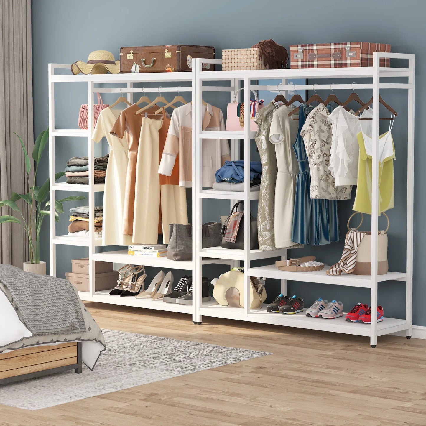 Closet Organizer, Heavy Duty Clothes Closet