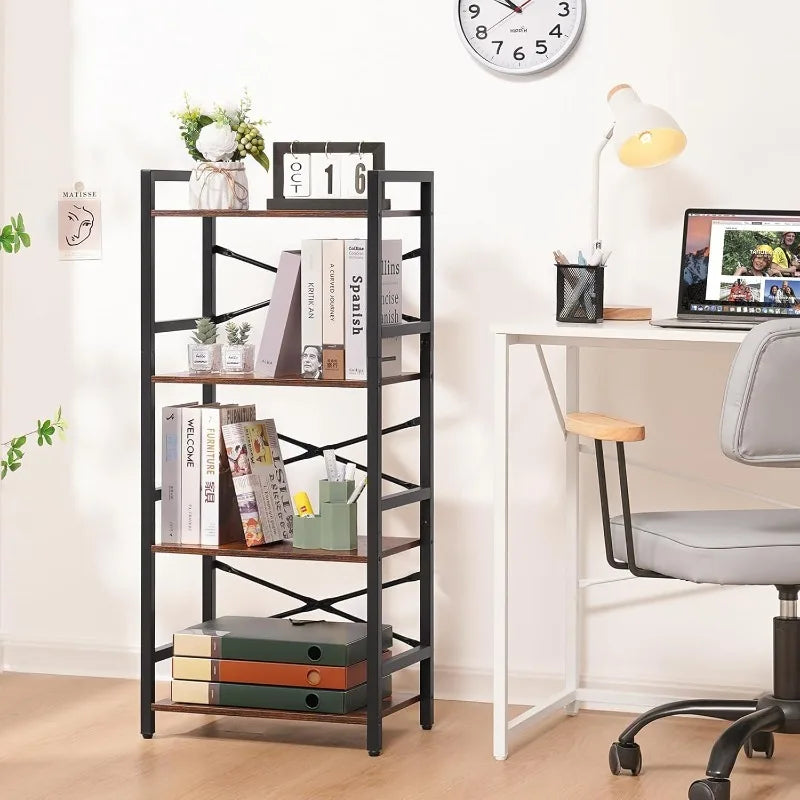 4 Tier Bookshelf - Small Bookcase