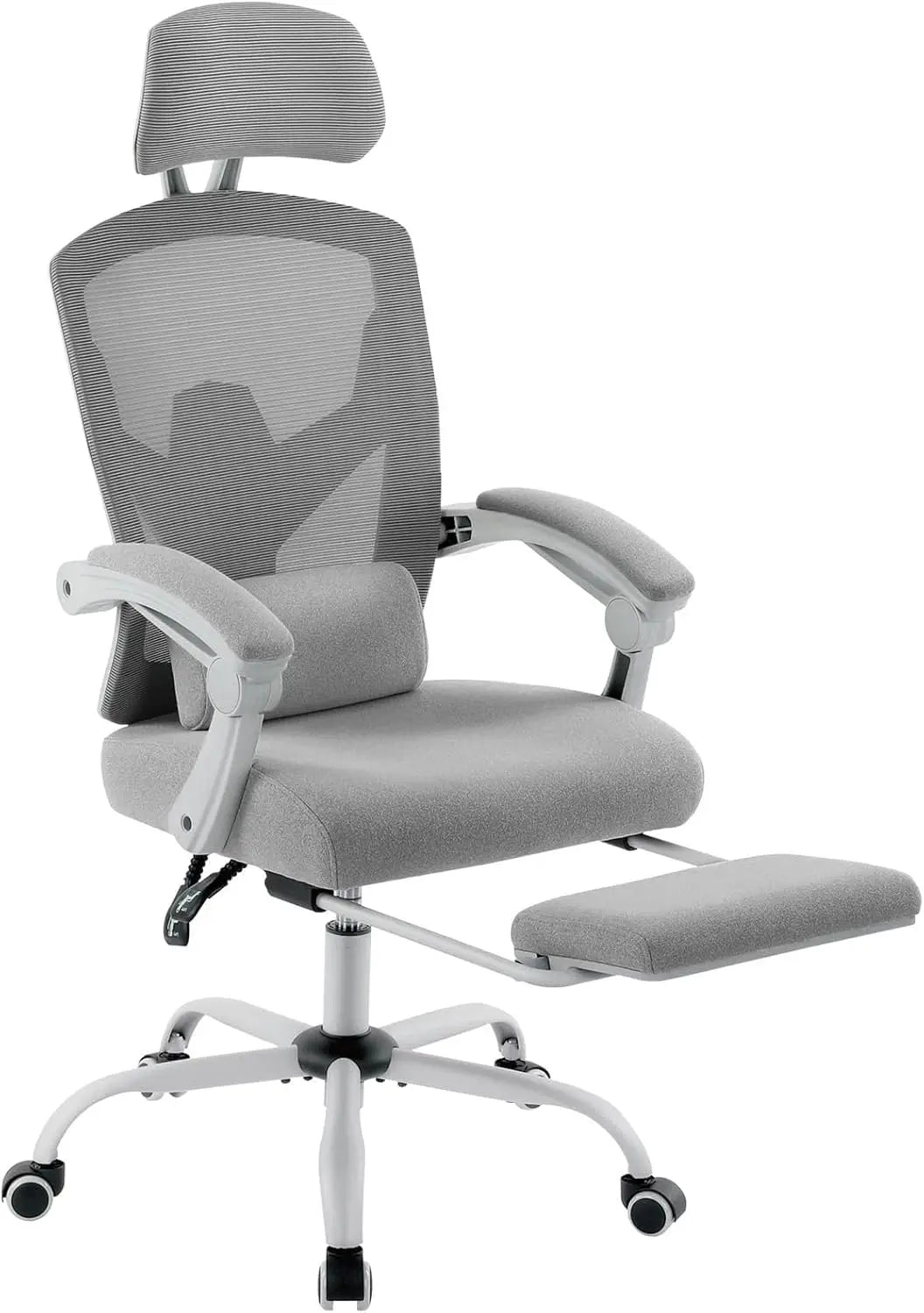 Home Office Desk Chair with Footrest