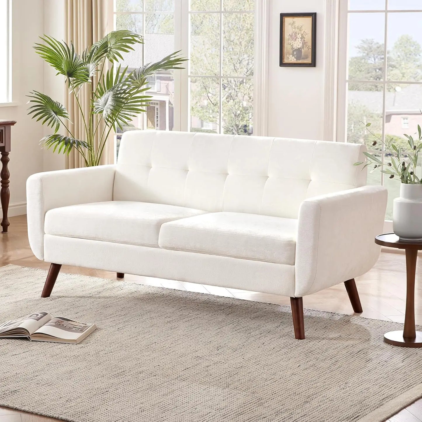 Loveseat Sofa, Small Couch for Bedroom