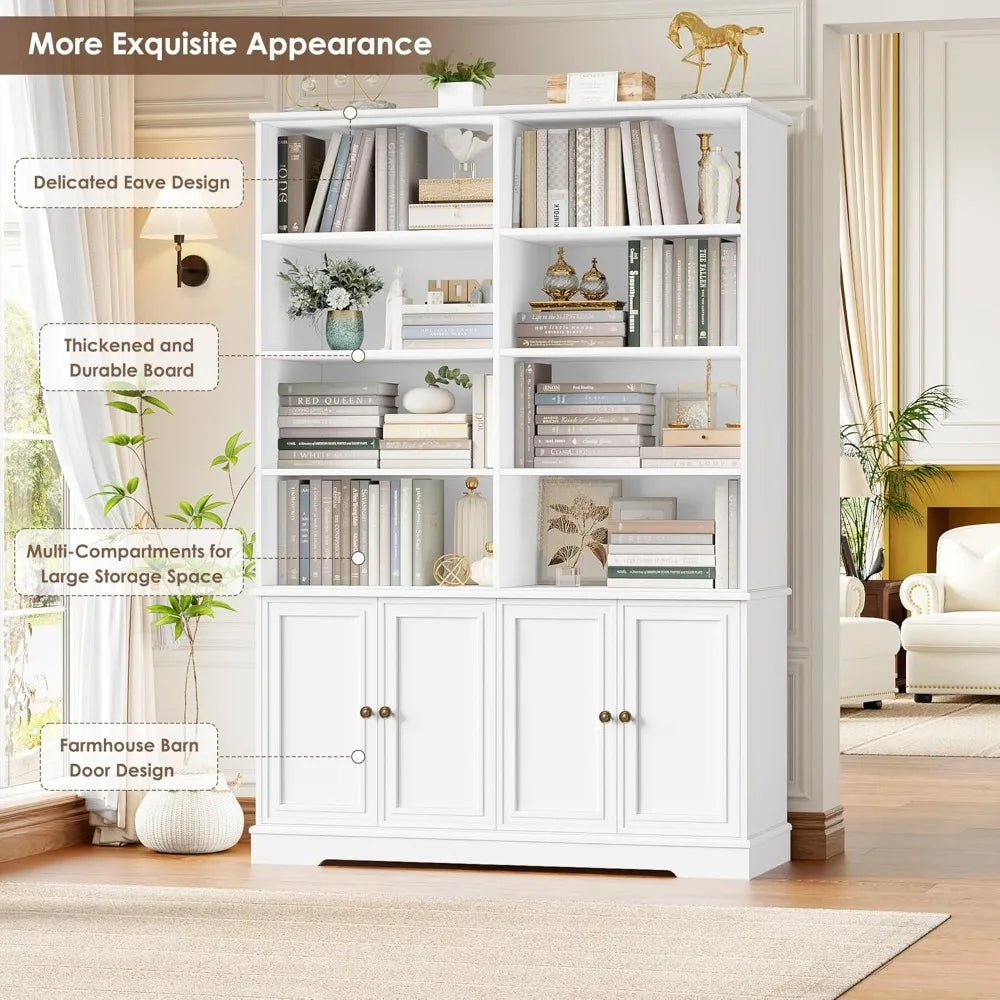 6-Tier Bookshelf , Bookcase with Storage