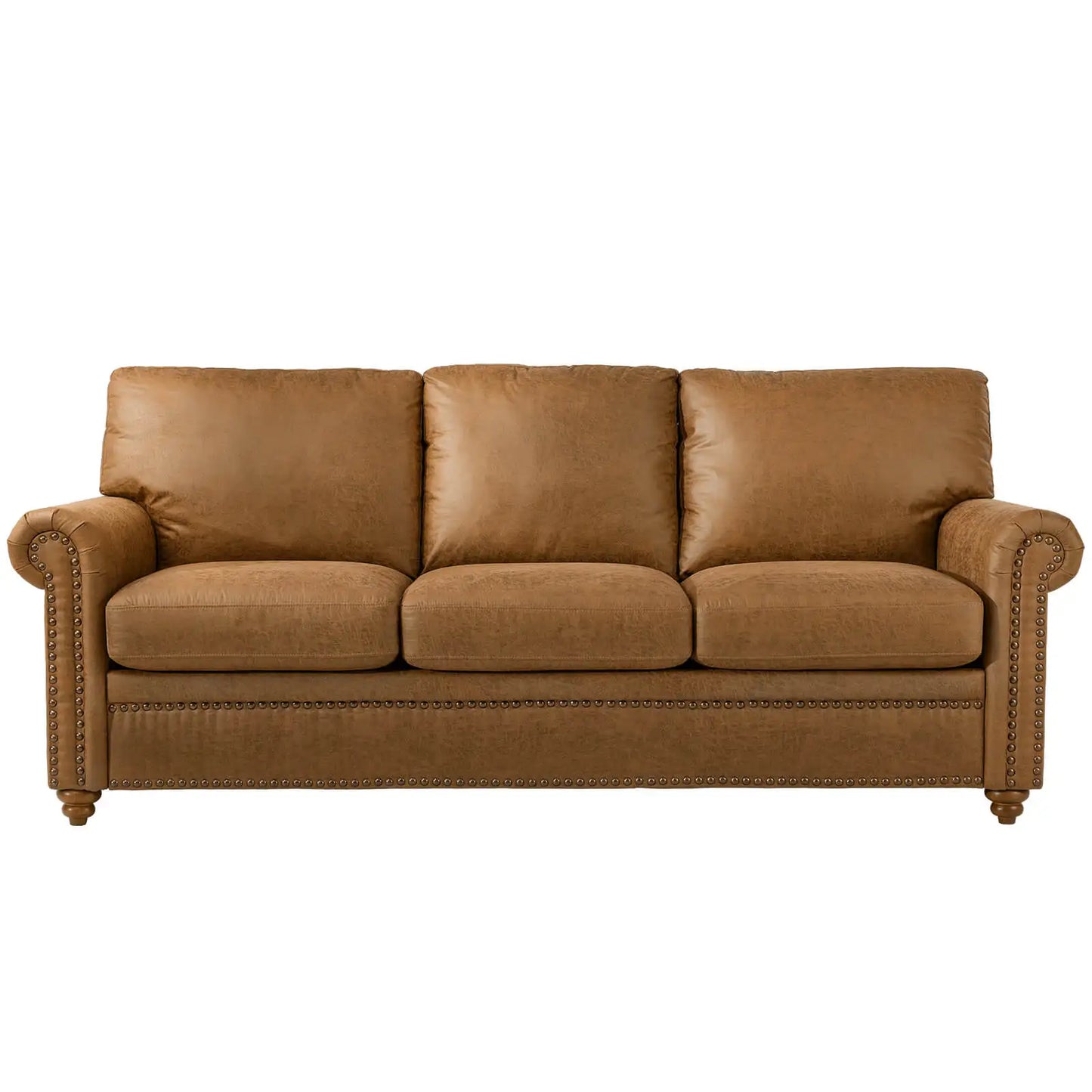 3-Seat Modern Living Room Sofa - Luxury Leather