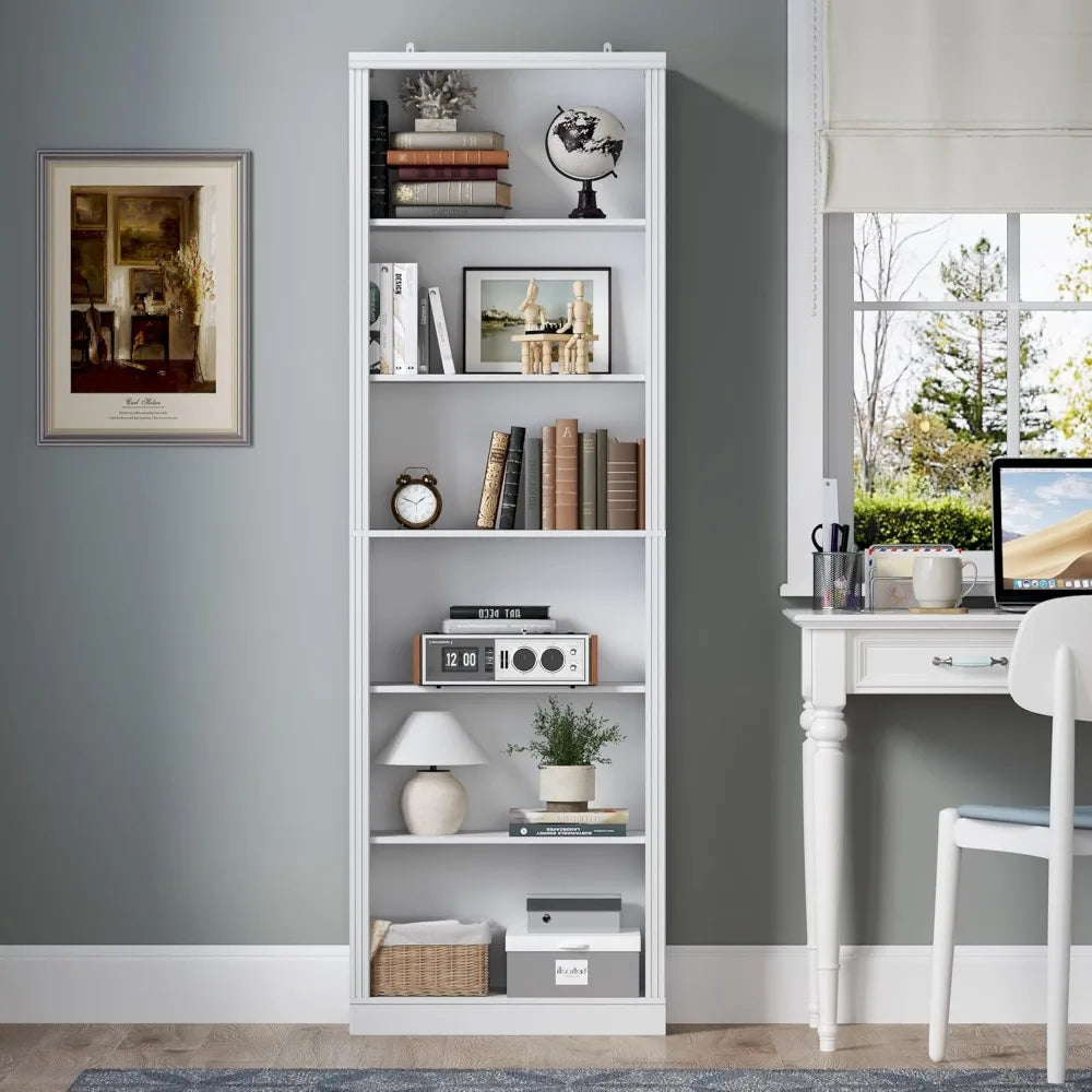 Bookshelf - 6-Tier Floor Standing Bookcase