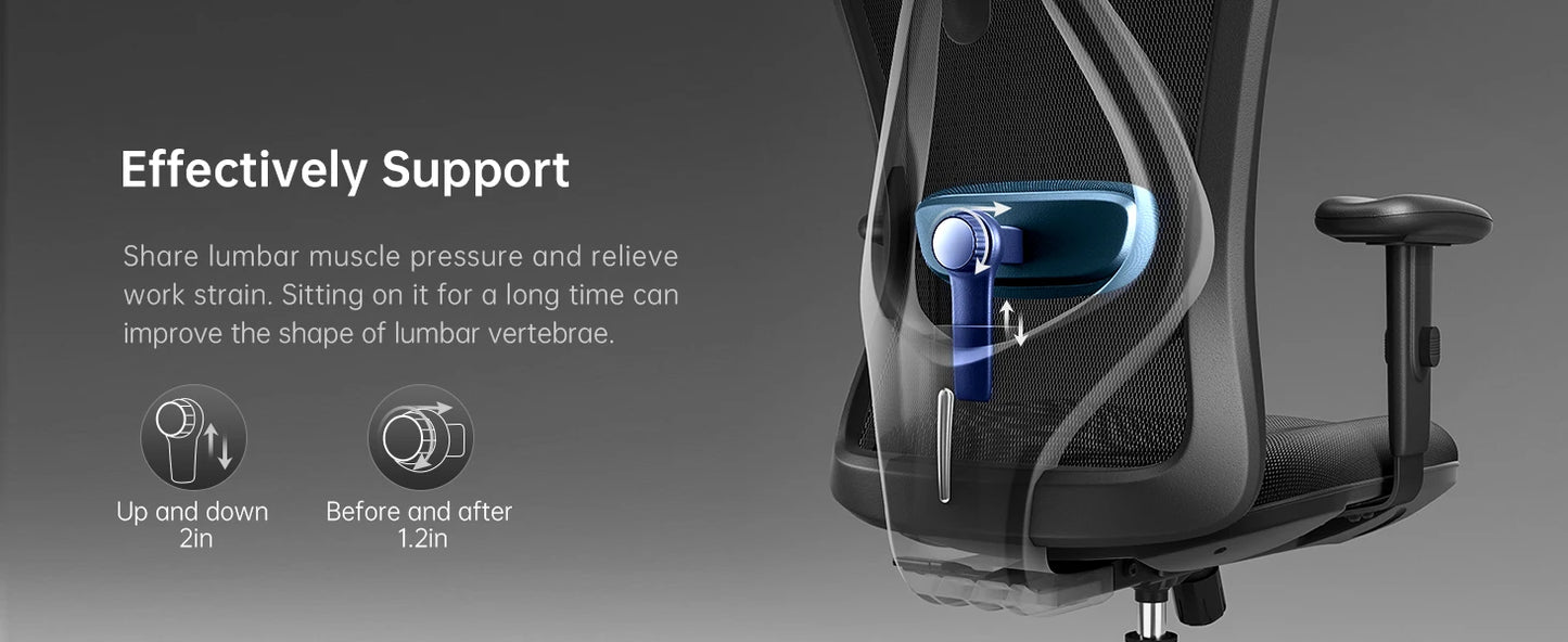 Ergonomic Swivel Chair for Office & Home