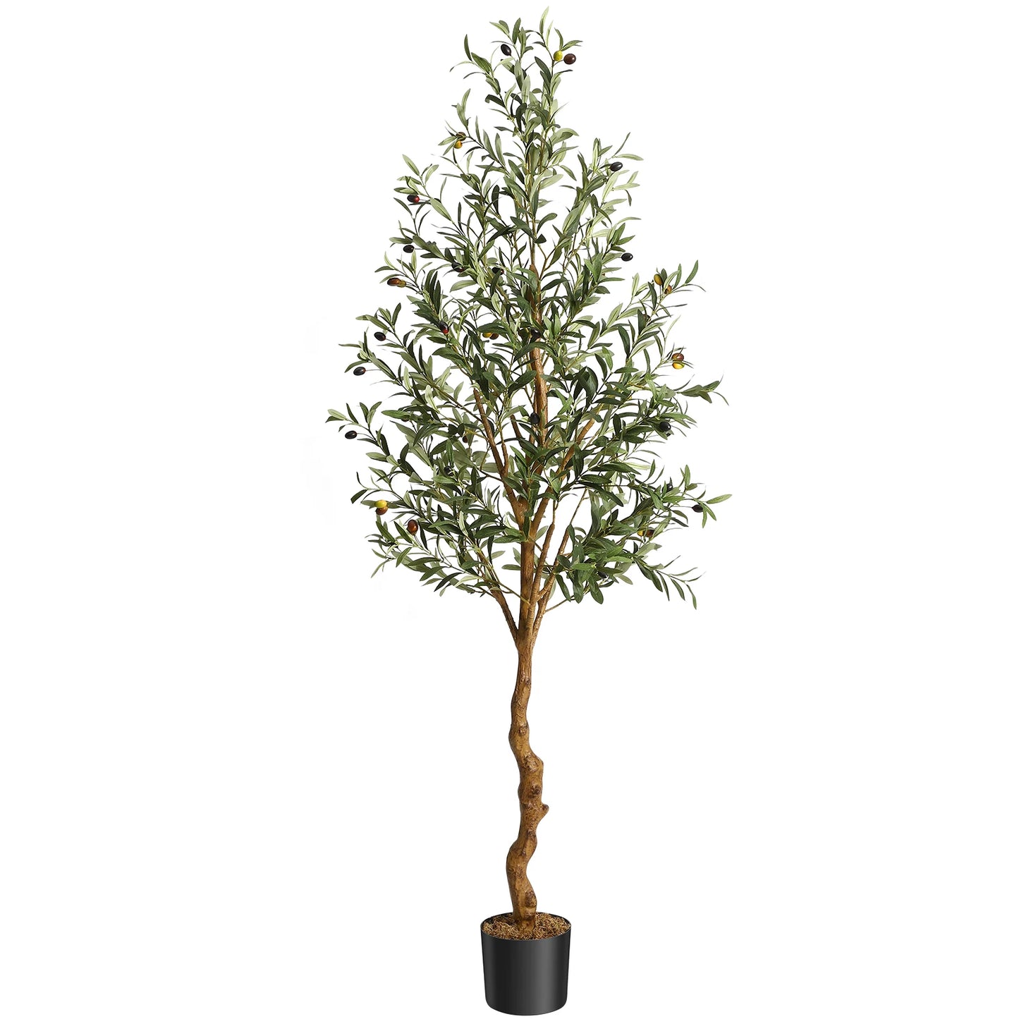 1Pc/2Pcs Artificial Olive Tree 4ft / 5ft / 6ft, Large Plant