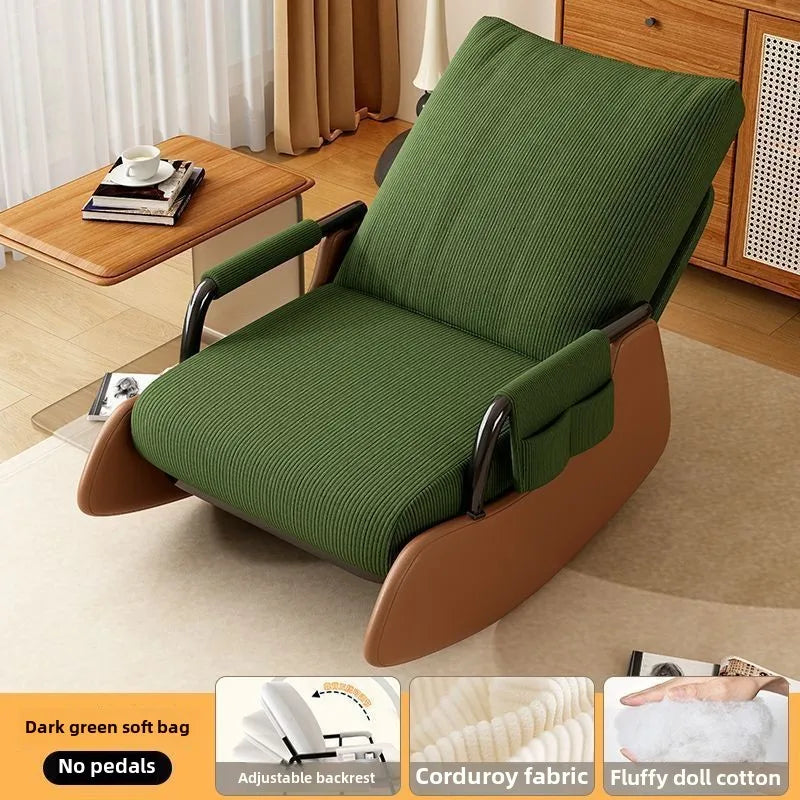 Reclining chair lunch break folding