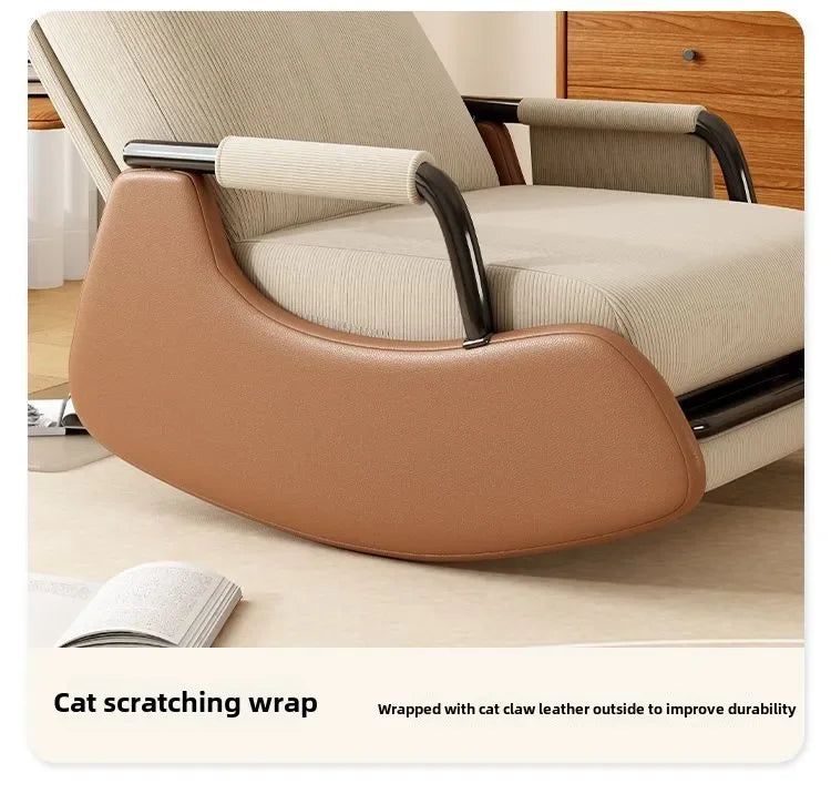 Reclining chair lunch break folding