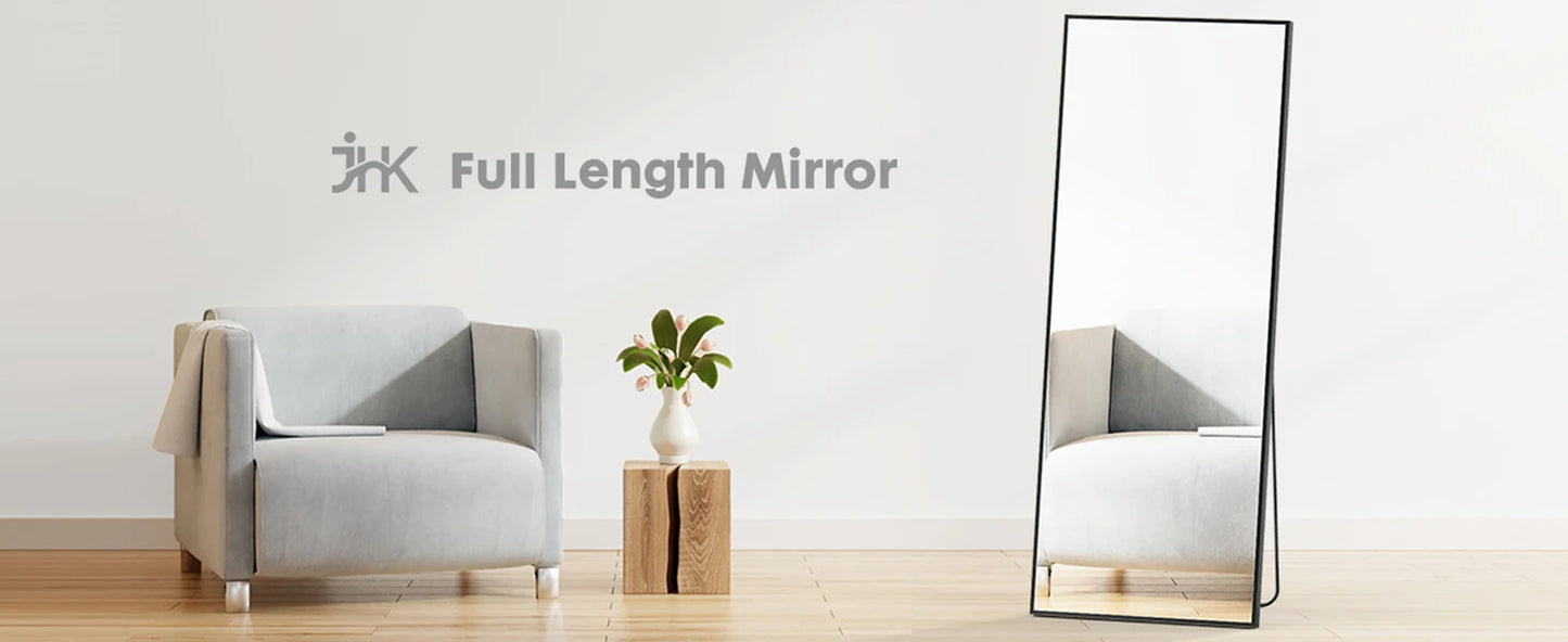 Full Body Wall Mirror Standing Hanging or Leaning