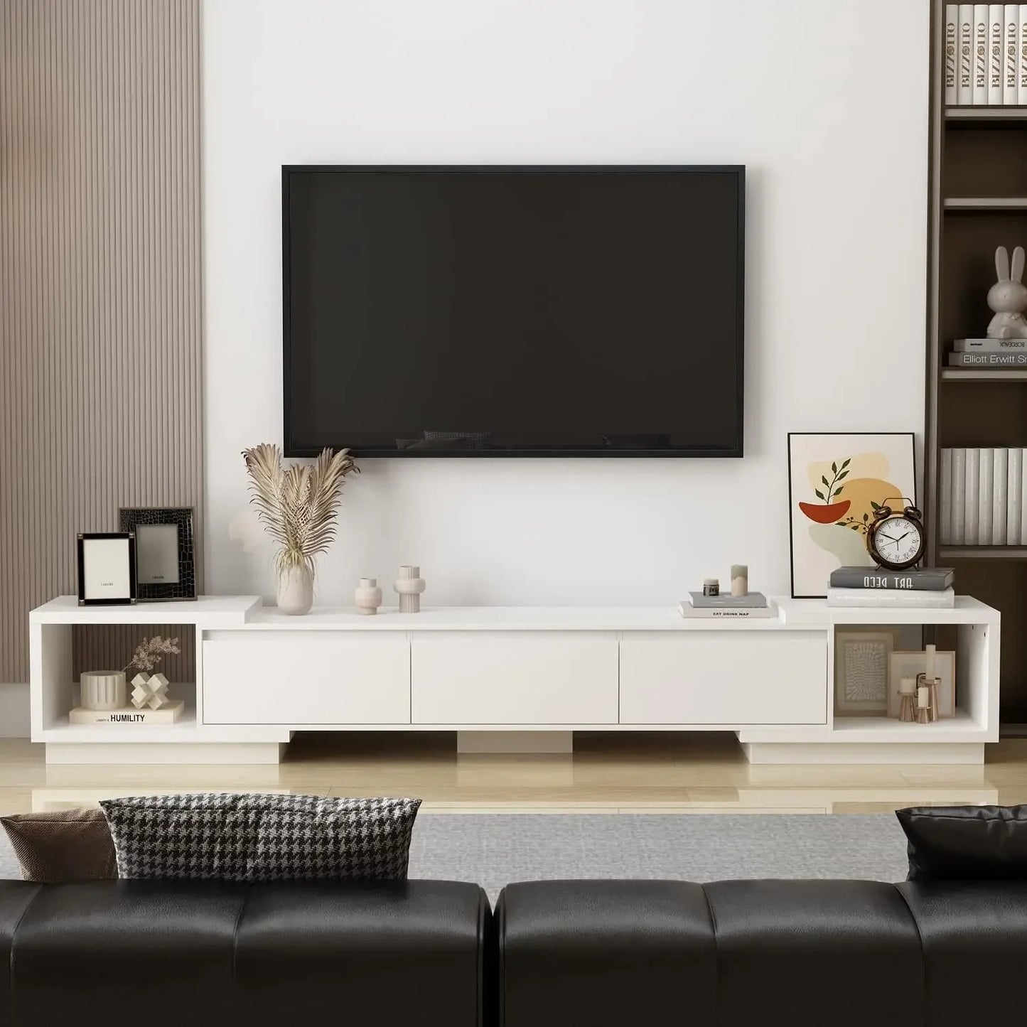 Deformable TV Stand w/4 Drawers for TVs up to 120"
