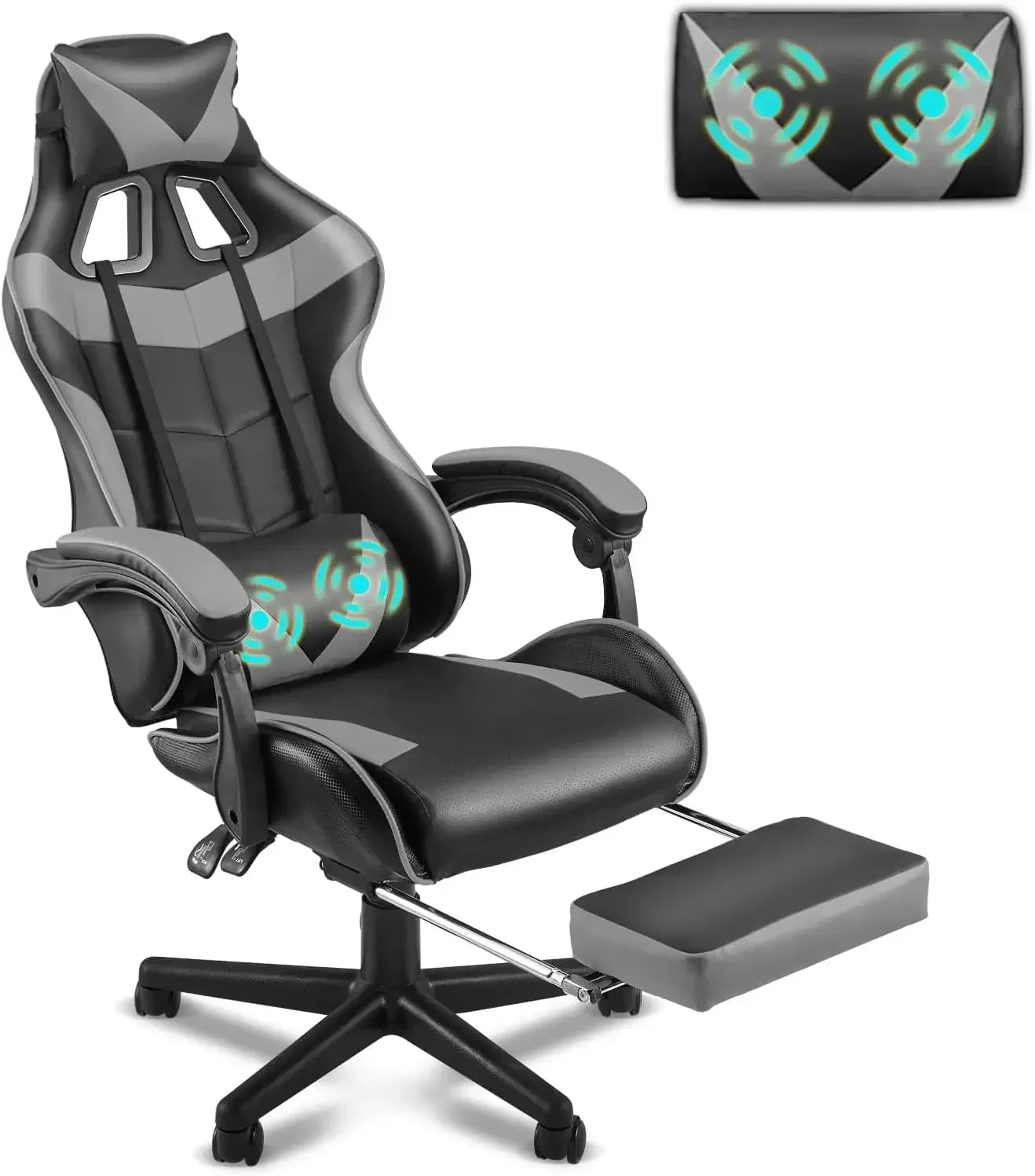 Gaming chair With Footrest , multiple colors