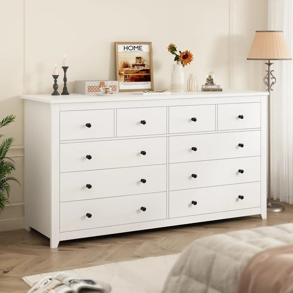 10 Drawer Dresser & Chest of Drawers
