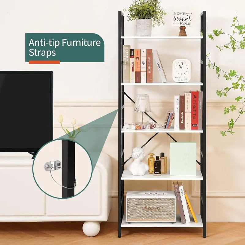 4 Tier Bookshelf - Small Bookcase