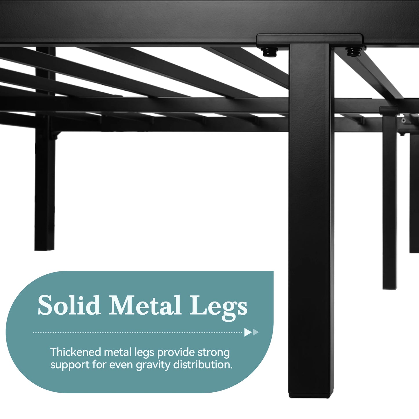 Canopy Bed Frame, Easy Assembly - Queen & Full Sizes