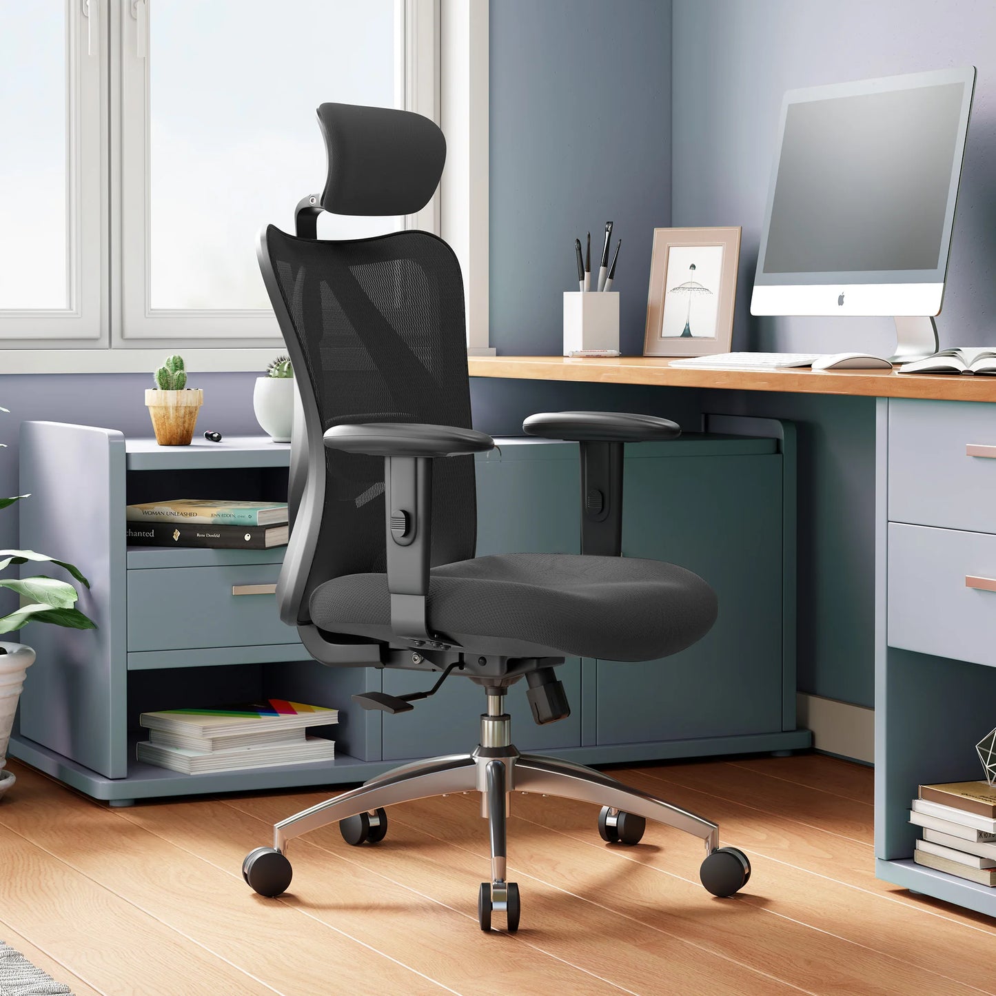 Ergonomic Swivel Chair for Office & Home