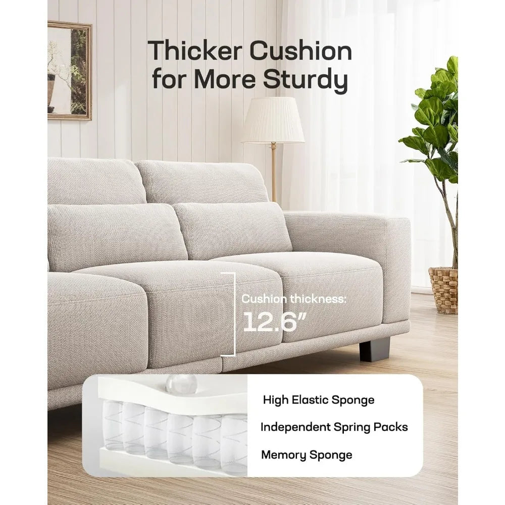 Comfy Sofa, 3 Seater Couch for Living Room