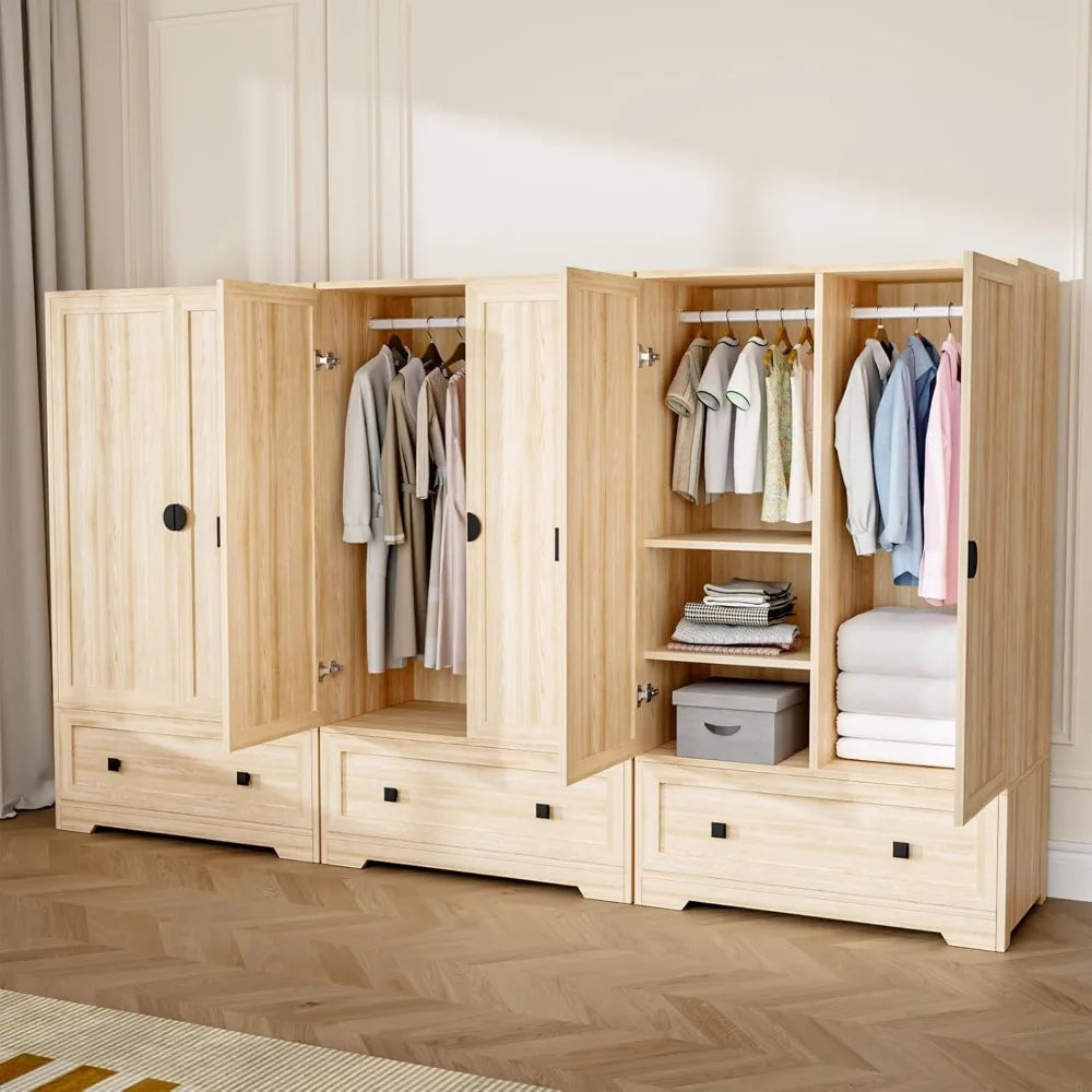 Armoires and Wardrobe with Doors, Closet Wardrobe Cabinet
