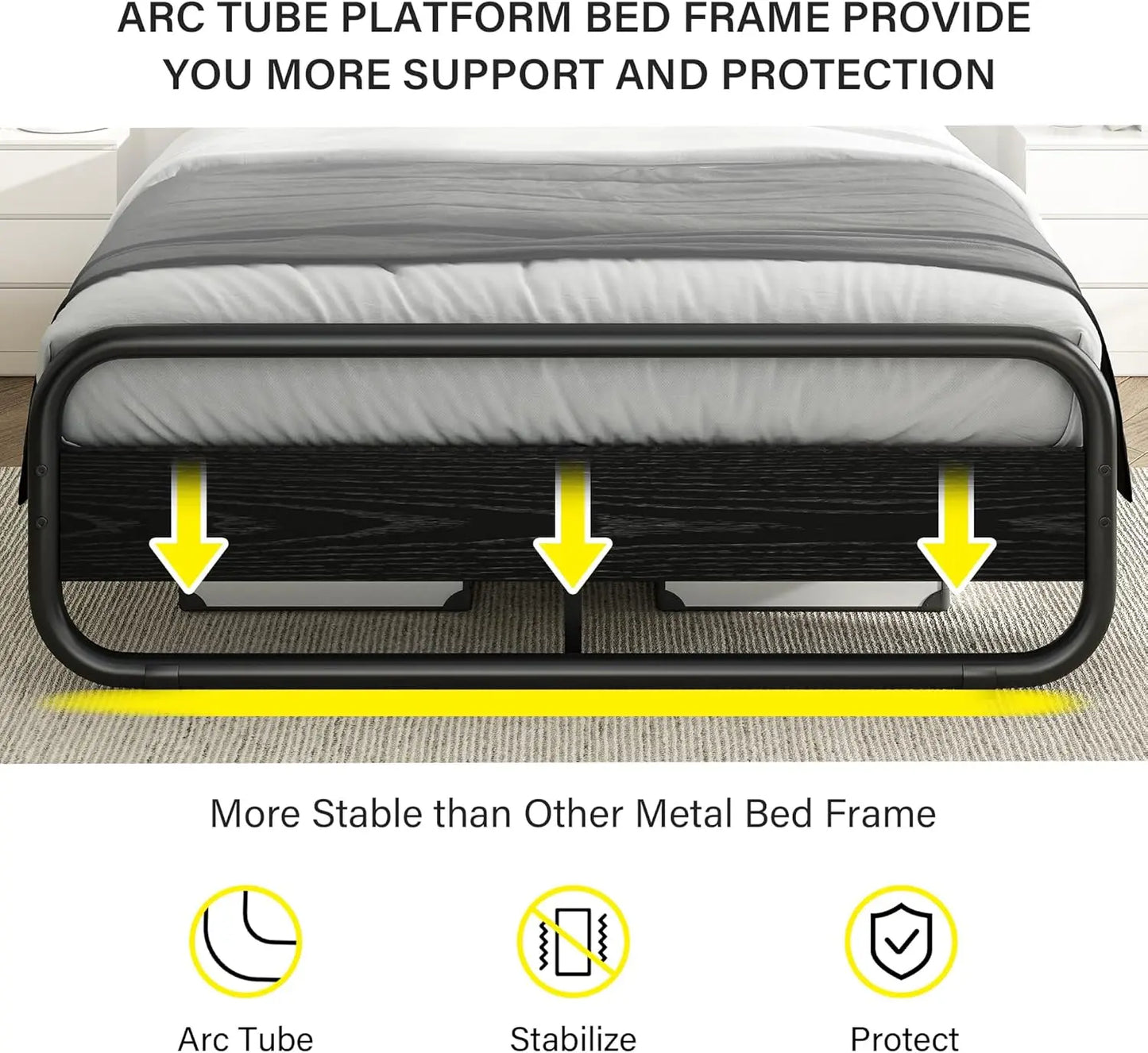 Metal King Size Bed Frame