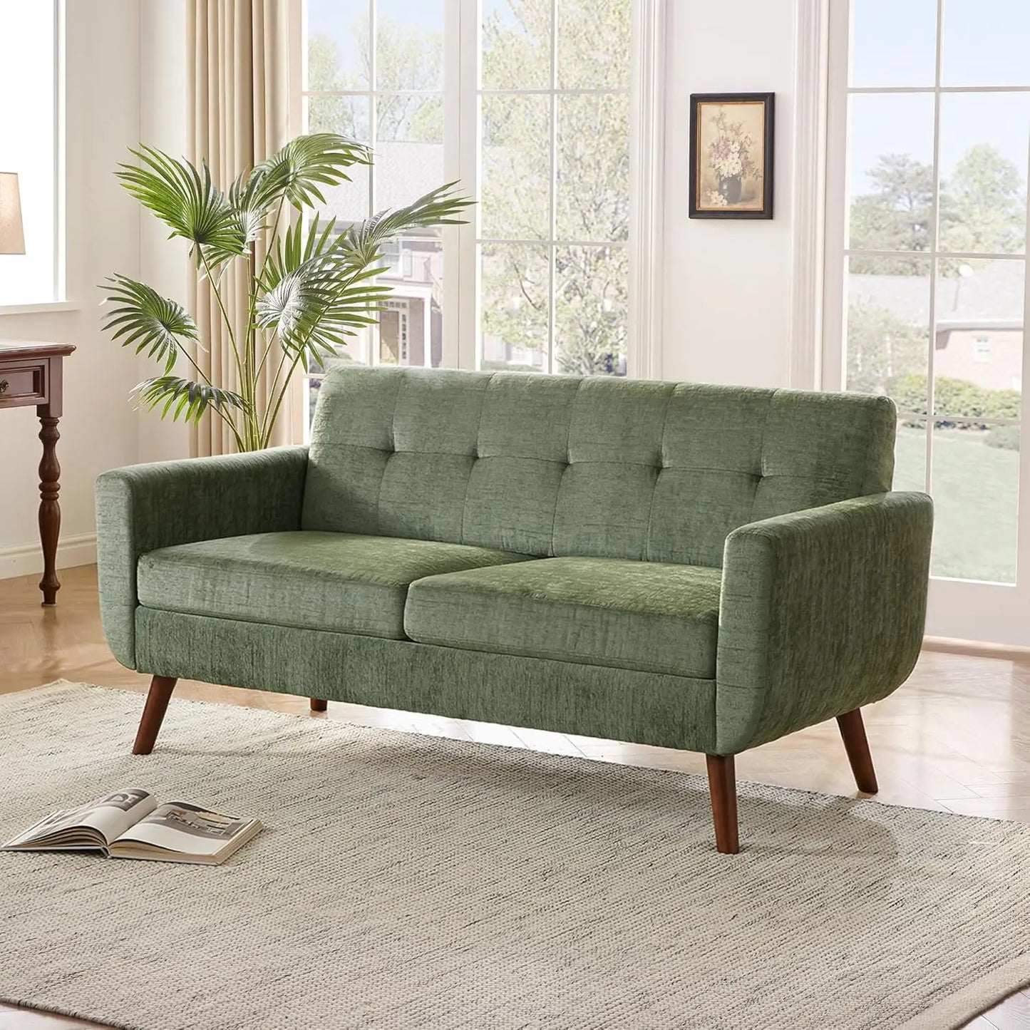 Loveseat Sofa, Small Couch for Bedroom