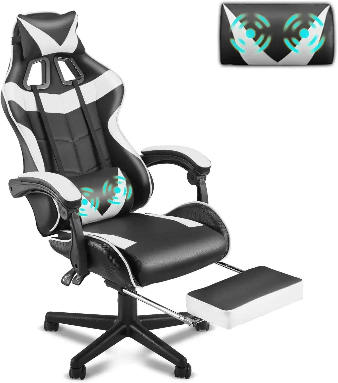 Gaming chair With Footrest , multiple colors