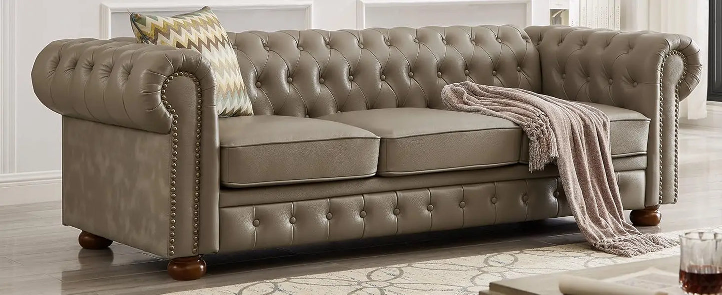 Chesterfield Sofa, with Low Back, 3 Seater Sofa
