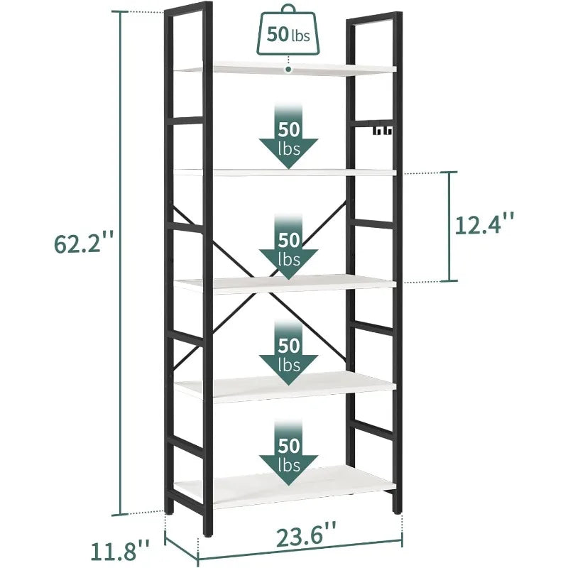 4 Tier Bookshelf - Small Bookcase