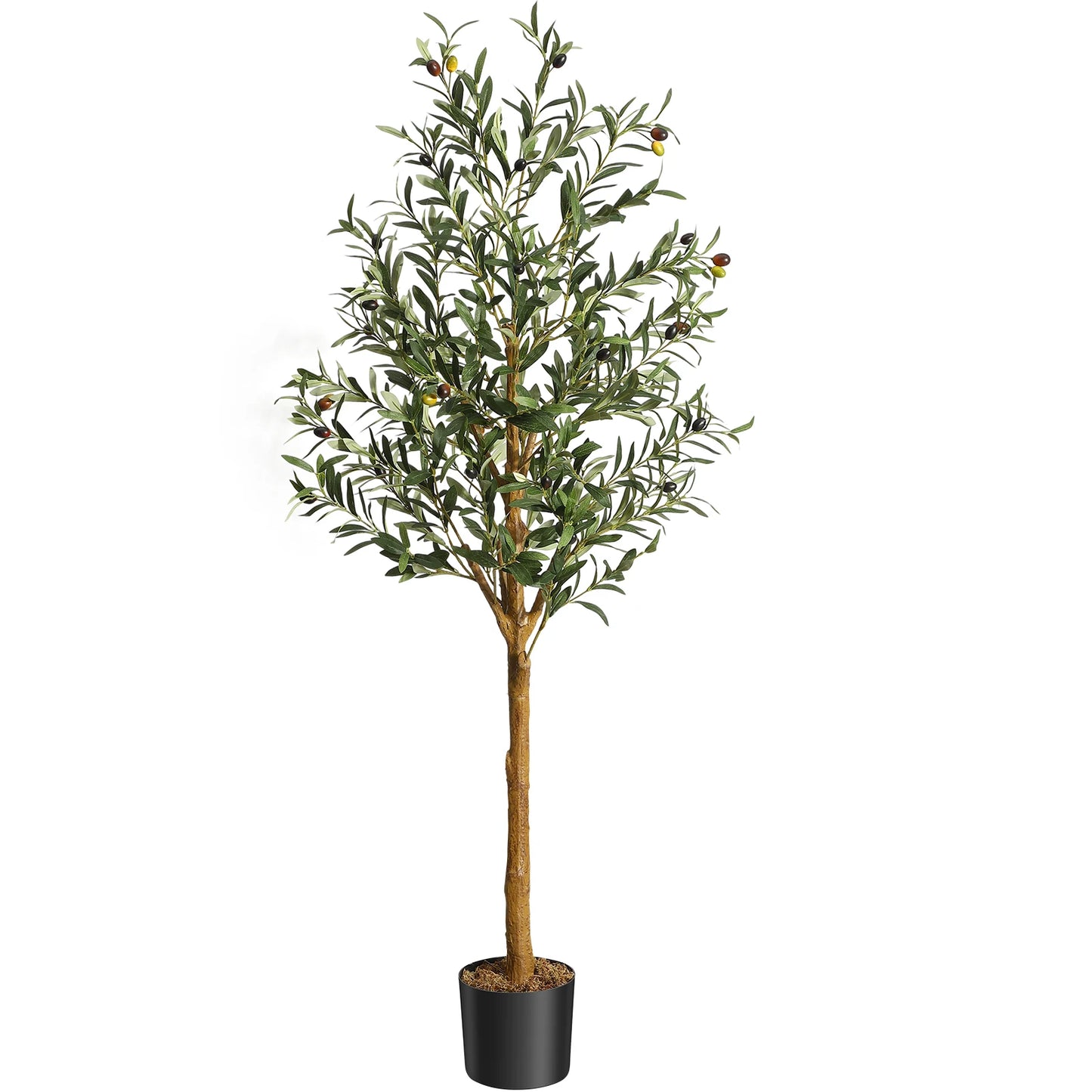 1Pc/2Pcs Artificial Olive Tree 4ft / 5ft / 6ft, Large Plant