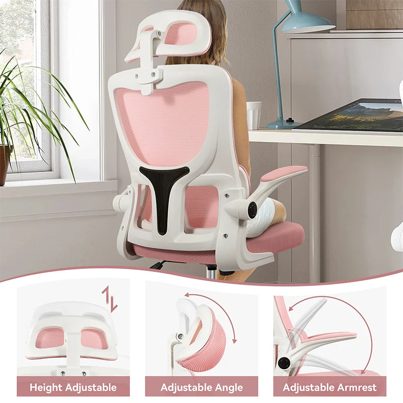 Ergonomic Office Chair, Adjustable Rotating