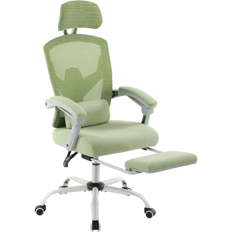 Home Office Desk Chair with Footrest