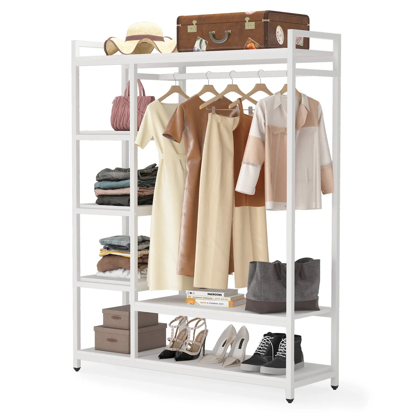 Closet Organizer, Heavy Duty Clothes Closet