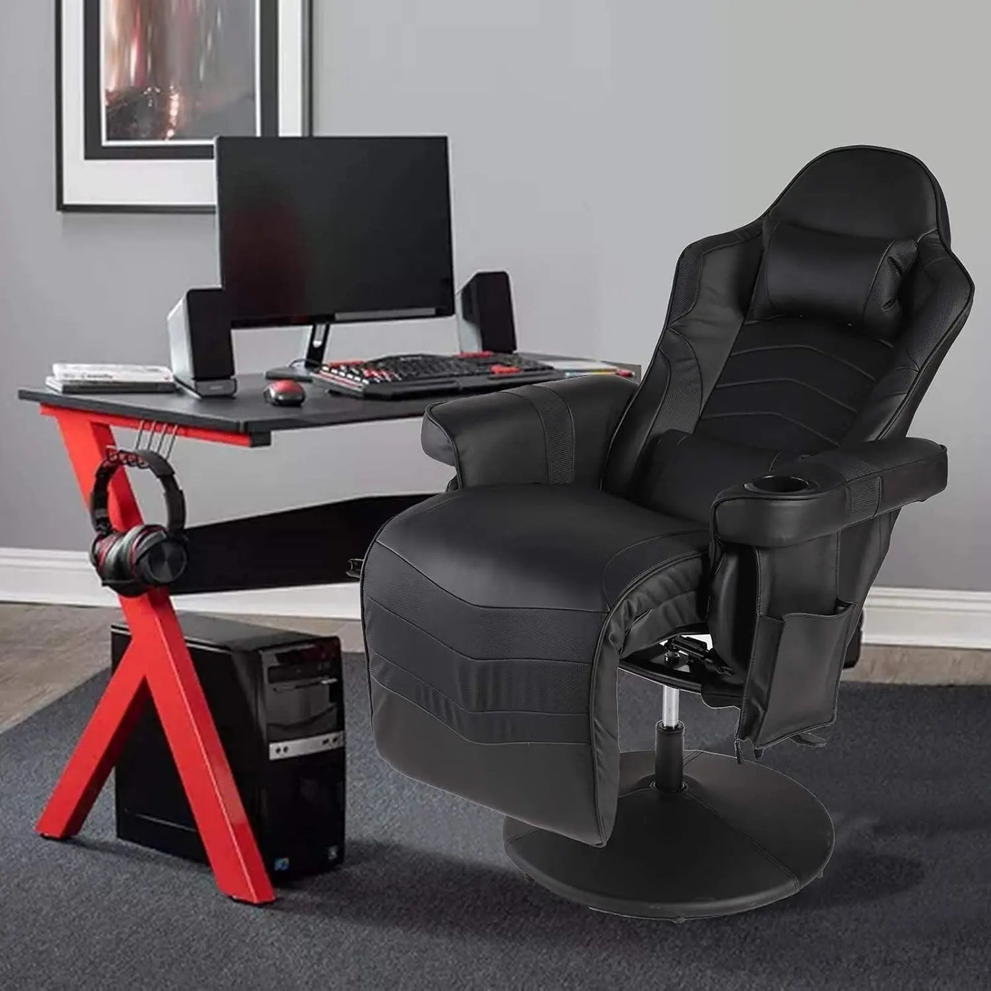 Massage Video Gaming Recliner Chair -Ergonomic Office Chair