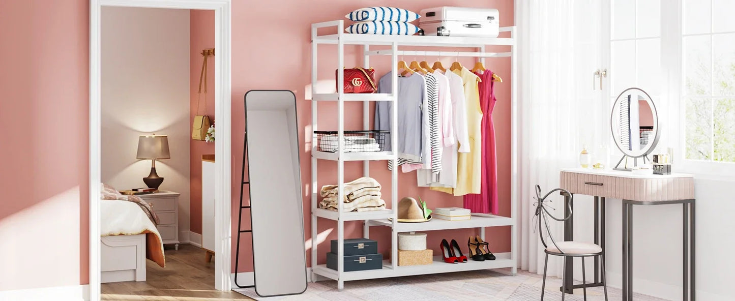 Closet Organizer, Heavy Duty Clothes Closet
