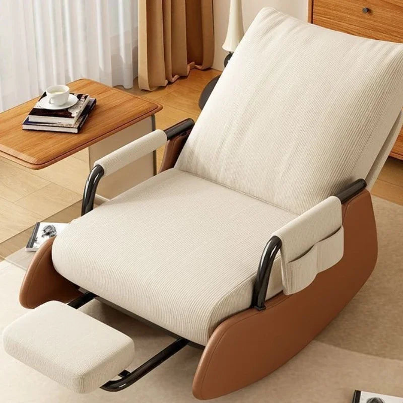 Reclining chair lunch break folding