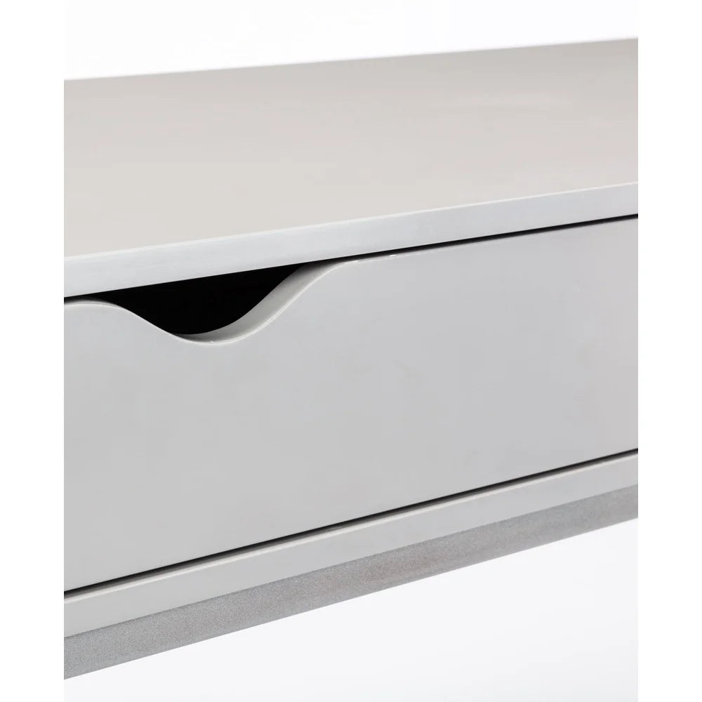 Compact Contemporary Writing Desk with Storage Drawers