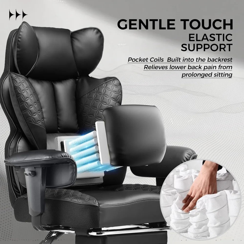 Ergonomic Office Chair , gaming Chair with Foot Rest