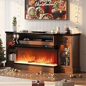 TV Stand for 80" TV with Storage