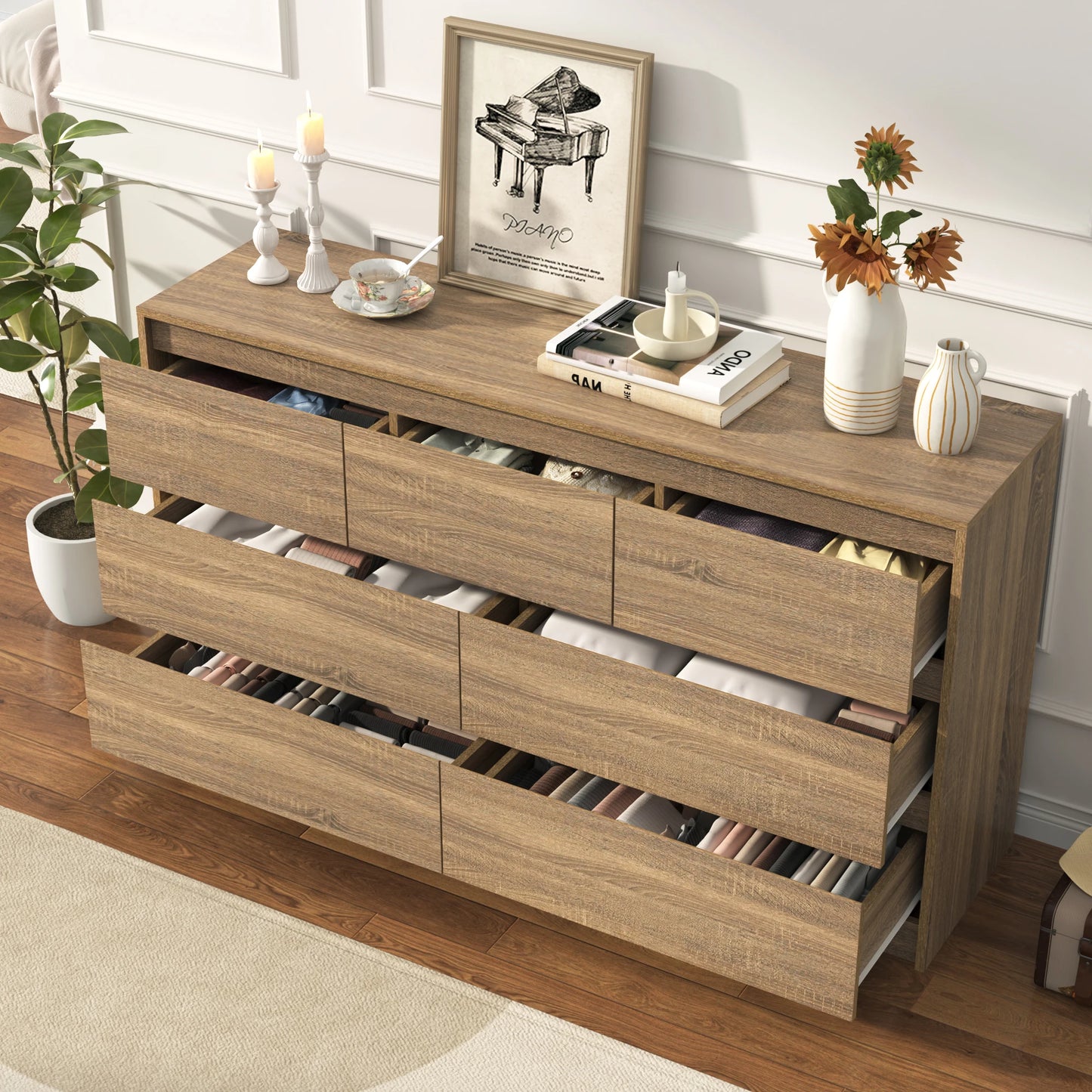 7 Drawer Dresser, Chest of Drawers