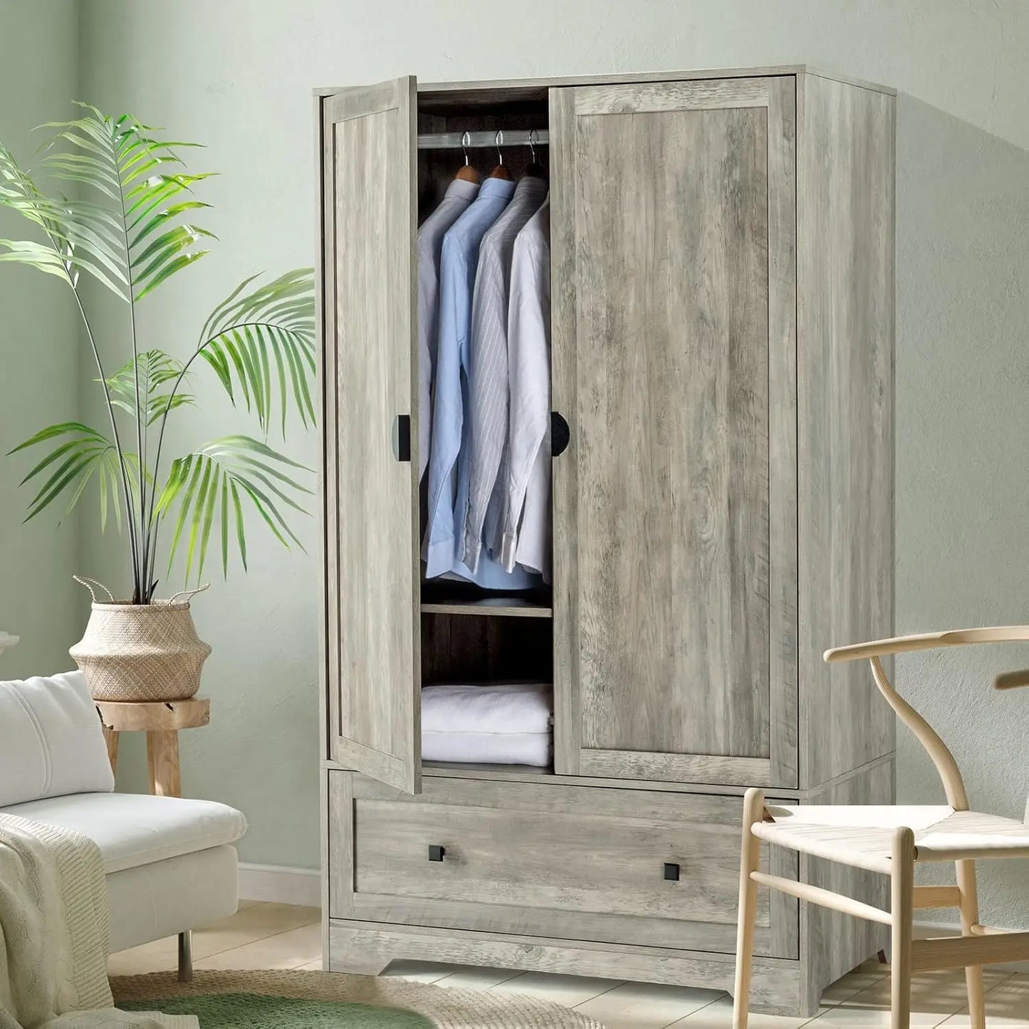 Armoires and Wardrobe with Doors, Closet Wardrobe Cabinet