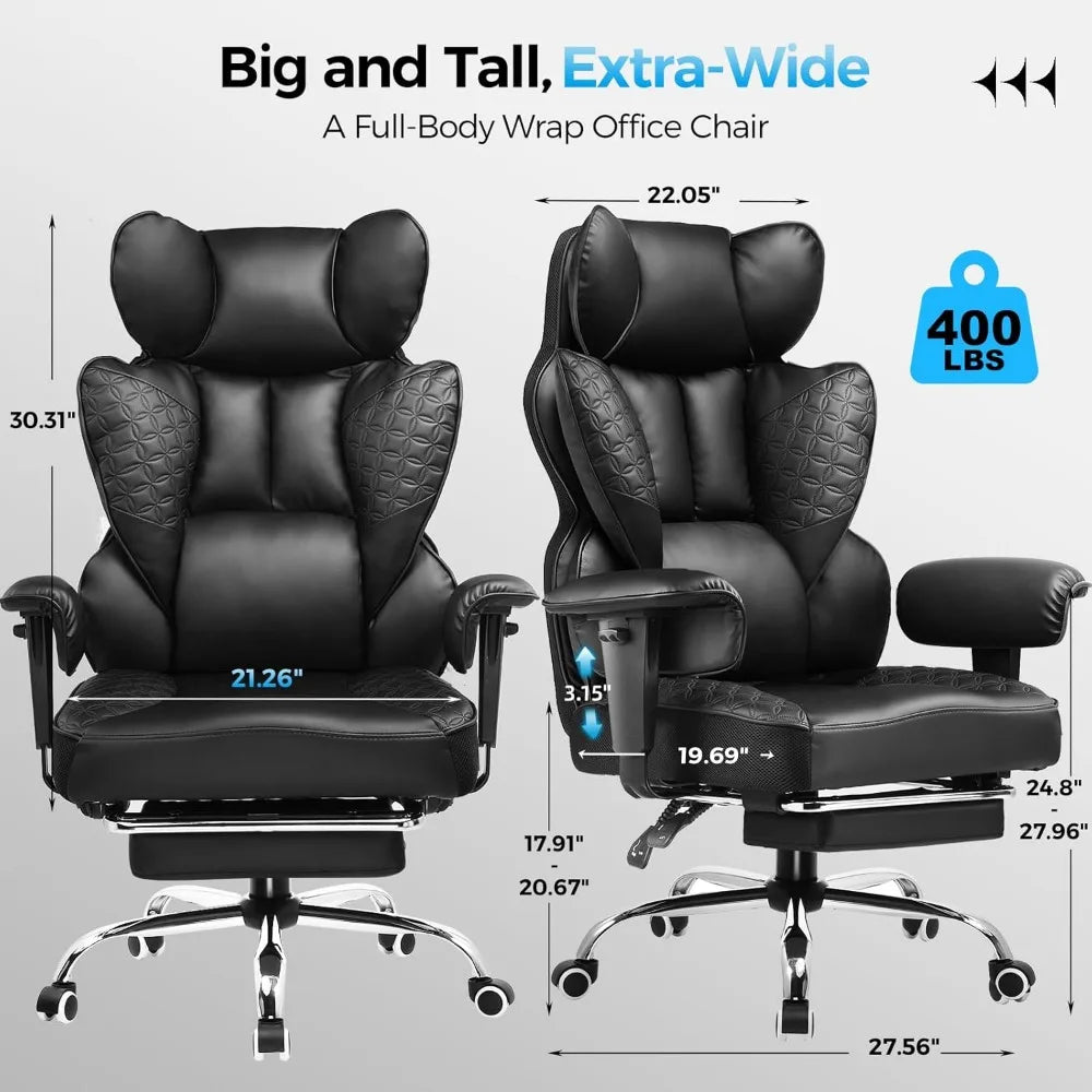 Ergonomic Office Chair , gaming Chair with Foot Rest