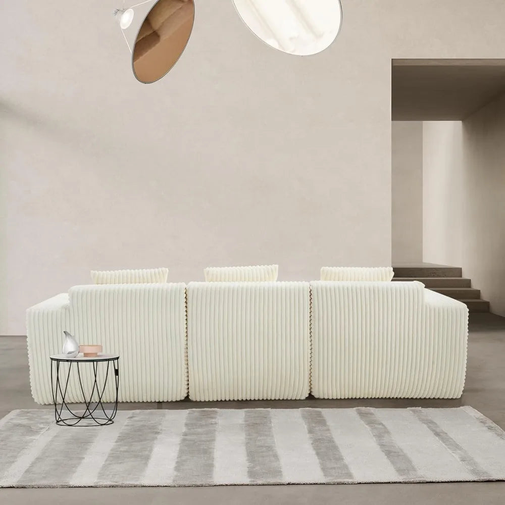L-Shaped Free Combination Sofa,4Seater Corner Couch Deep Seat
