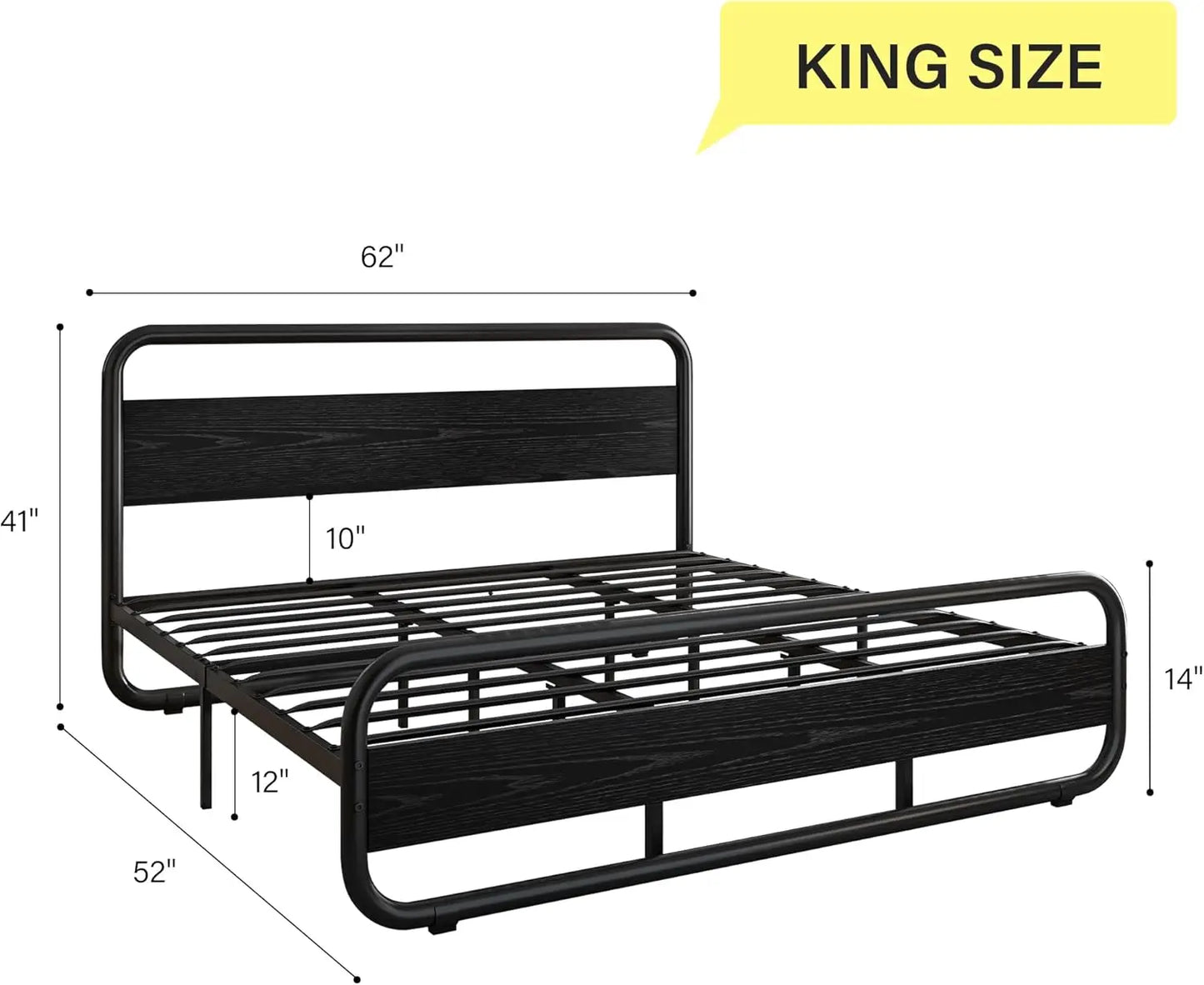 Metal King Size Bed Frame