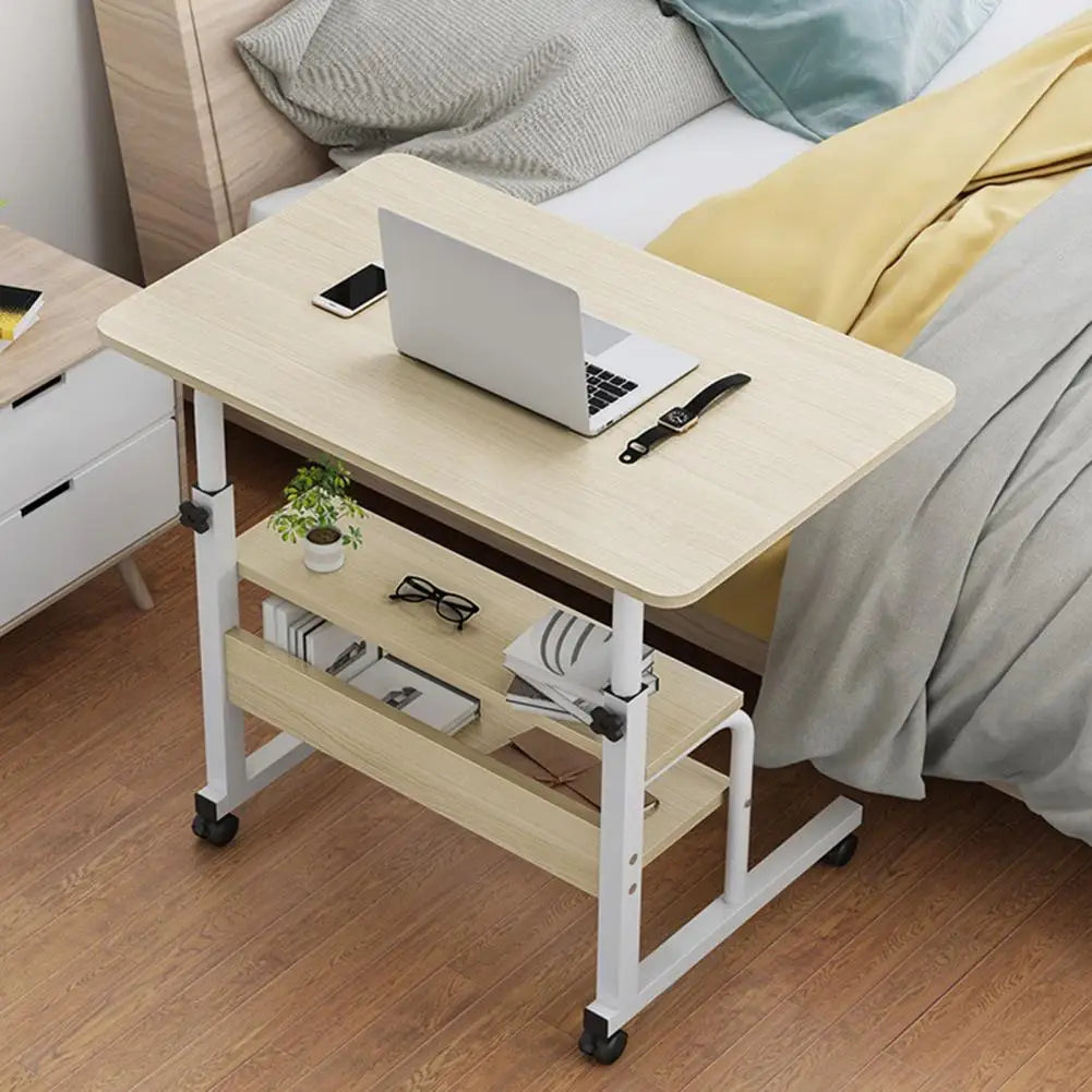 Adjustable Movable Student Desk with Wheels
